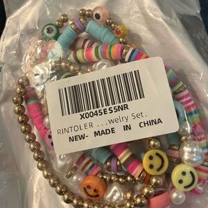 Rintoler Kids Multicolor Beaded Bracelet Set